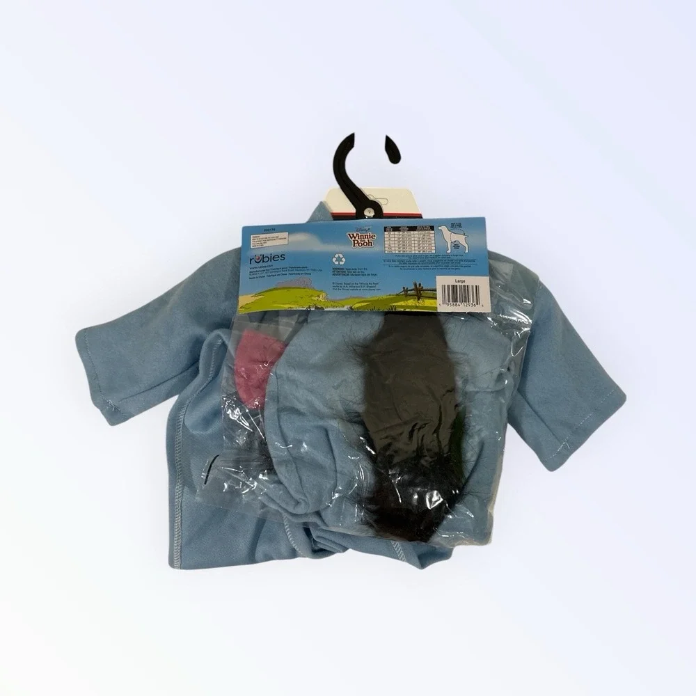Disney Winnie the Pooh Eeyore Dog Pet Costume Outfit Clothes LARGE NEW